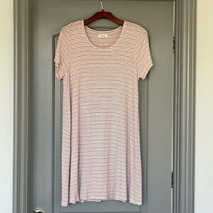 Madewell Striped Dress - Size Large